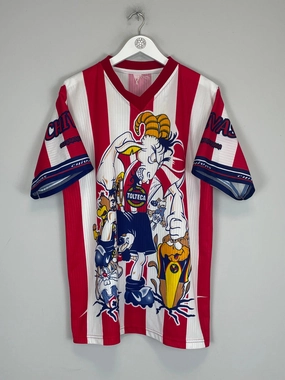 1990'S CHIVAS GUADALAJARA BOOTLEG SHIRT (XL) PressureDistributingPads NonBinding Waist