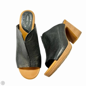 Shoes Heels Block By Kork Ease In Black & Brown, Size: 9 Wedge Wedding Shoes Bold Finish