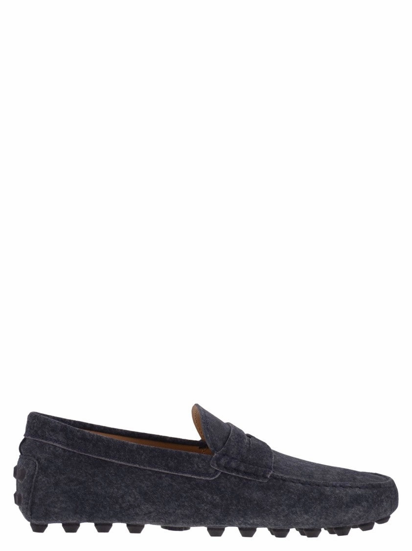Fashionable Slip-ons Urban Stride Gommino Bubble Sole In Suede Leather Loafers