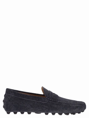 Gommino Bubble Sole In Suede Leather Loafers Power Walk Chic Element