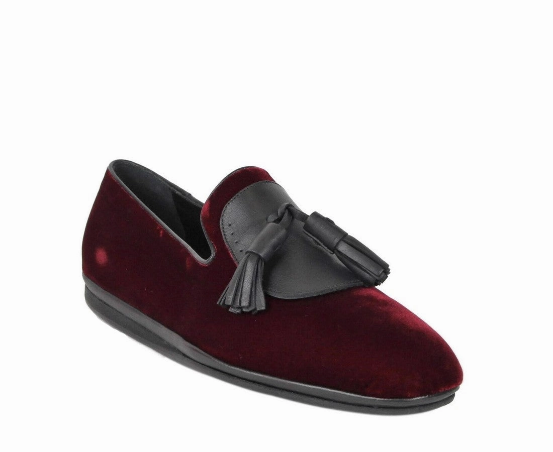 Chic Comfort Toe Free Salvatore Ferragamo Men's Velvet Tassel Loafer