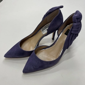 Purple Shoes Heels D Orsay White House Black Market, Size 7 Dynamic Feel