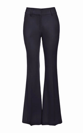 Rhein Pant in Dark Navy Sportswear Wool Well-Fitted Look