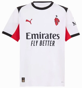 AC Milan 25/26 Away Jersey (77997102) Thermoregulating Material Slub Yarn Texture