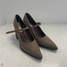 Sexy Platform Heels Soft Motion Shoes Heels Block By Franco Sarto In Brown, Size: 8.5