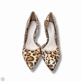 Retro Bridal Shoes Retro Sandals Shoes Heels Stiletto By Gianni Bini In Animal Print, Size: 6.5
