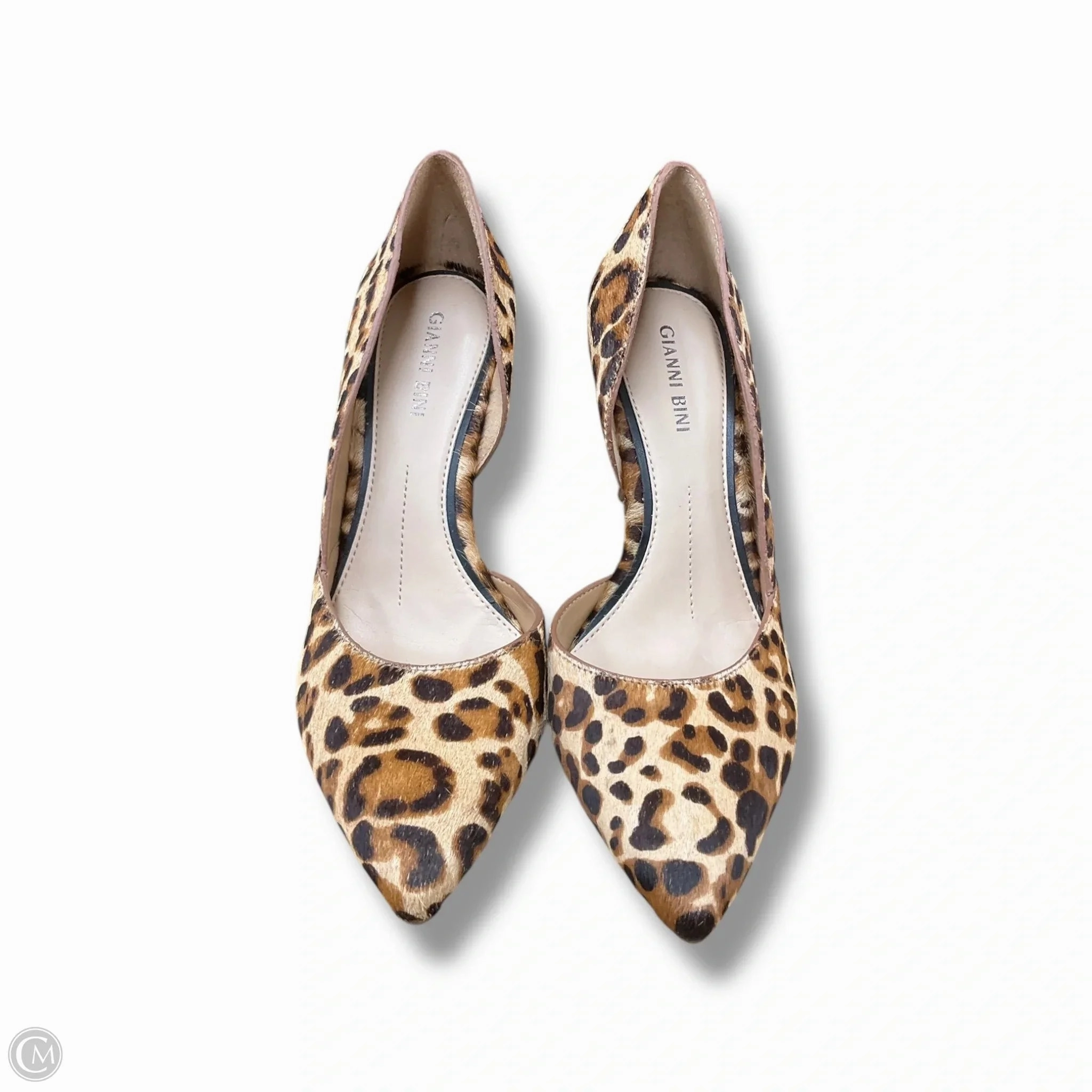 Retro Bridal Shoes Retro Sandals Shoes Heels Stiletto By Gianni Bini In Animal Print, Size: 6.5