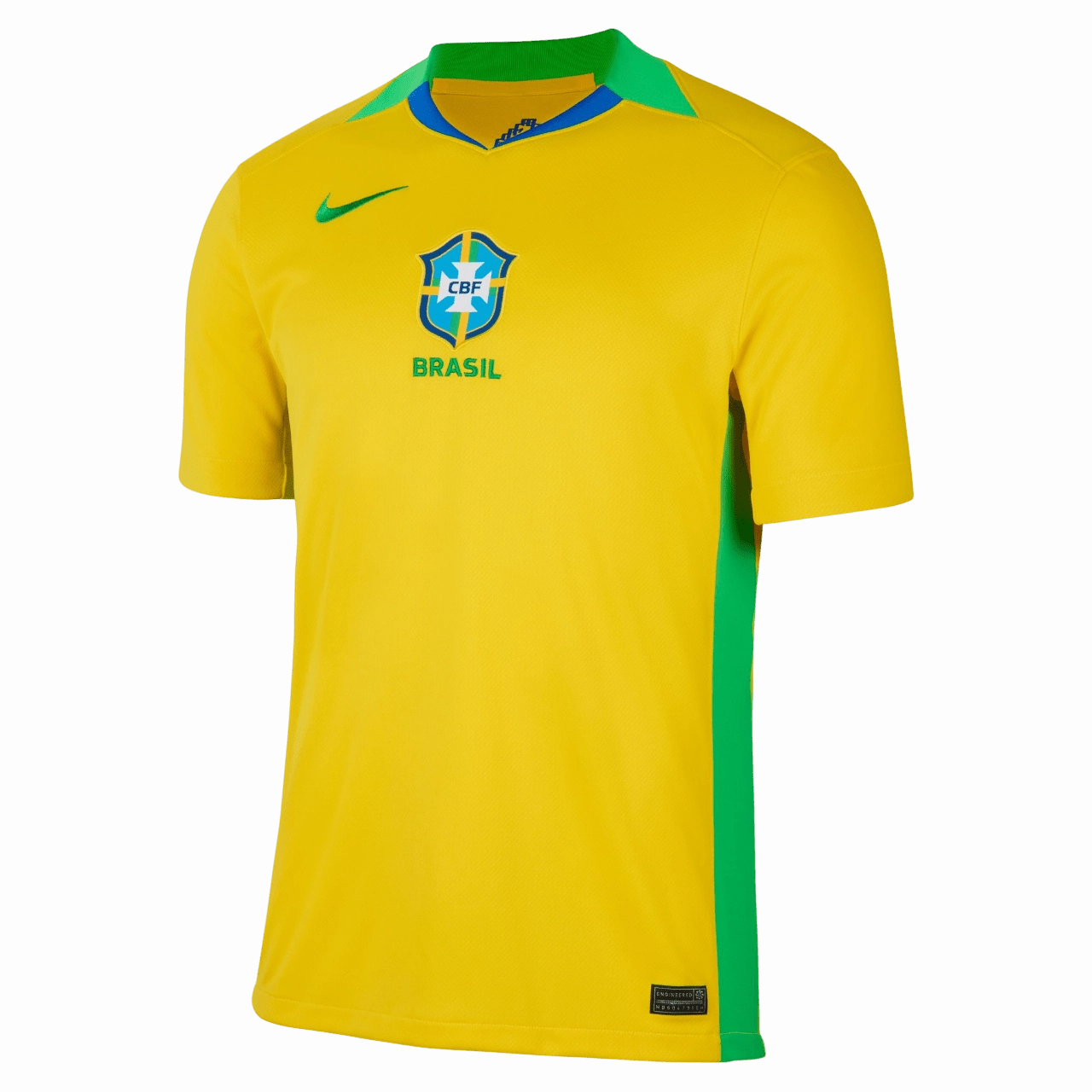 Move Easy Four Way Stretch Fabric Brazil 2025 Home Jersey - Women's Team (FZ9011-718)