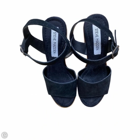 Shoes Heels Block By Steve Madden In Black, Size: 6 Leather