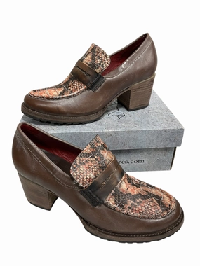 Shoes Heels Block By Freebird In Brown, Size: 11 Stylish Footwear