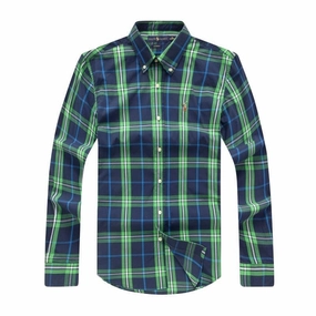Outdoor Adventure Ralph Lauren Green Check Shirt
