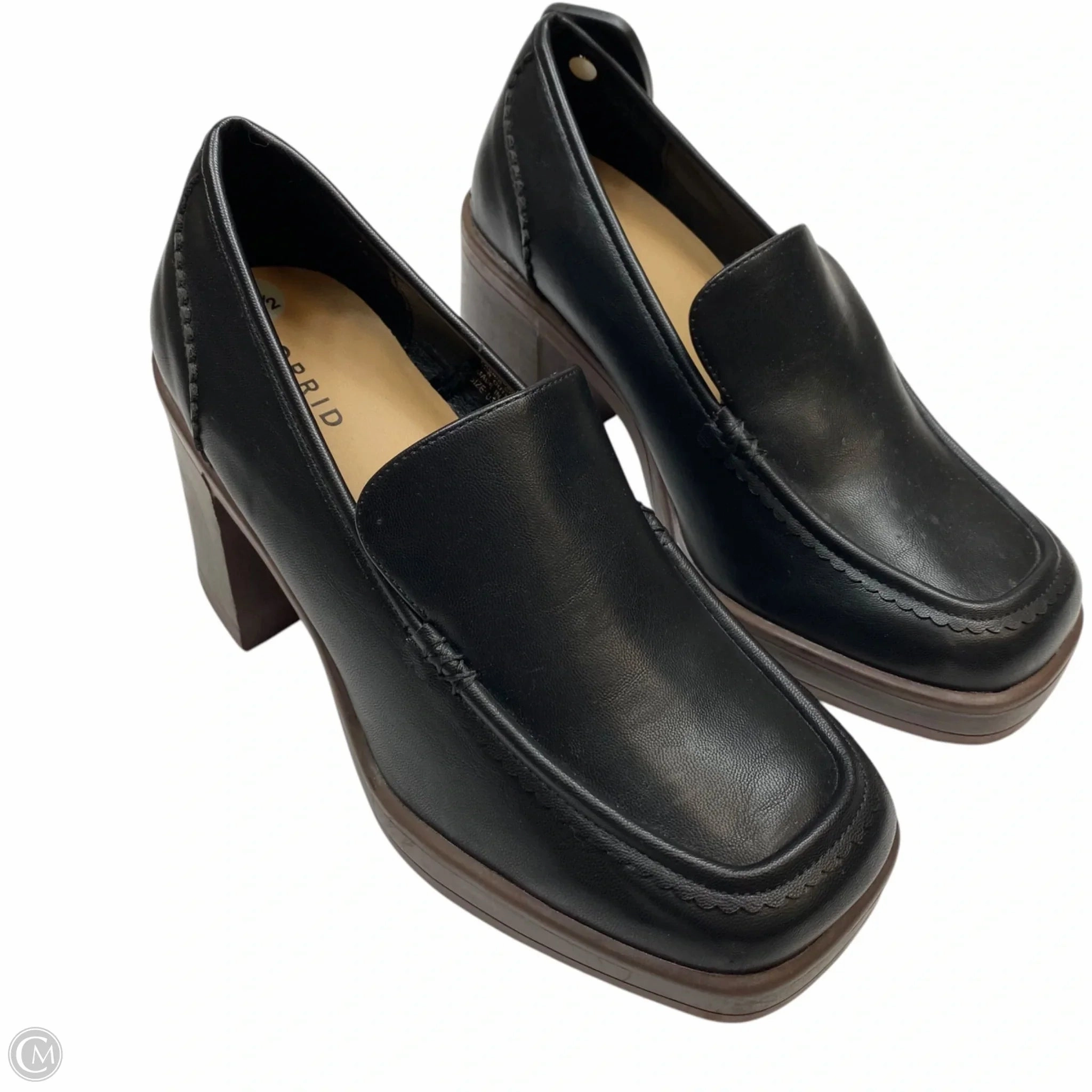 Shoes Heels Block By Torrid In Black, Size: 9.5 Classic Red Heels Chic Element