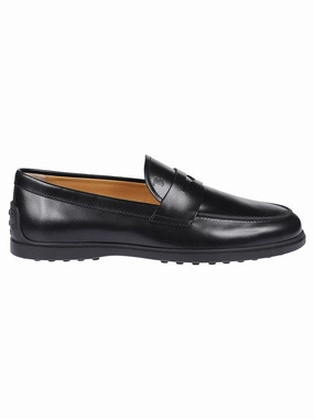 Slip On Style Penny Slot Leather Moccasins With Signature Gommino Sole