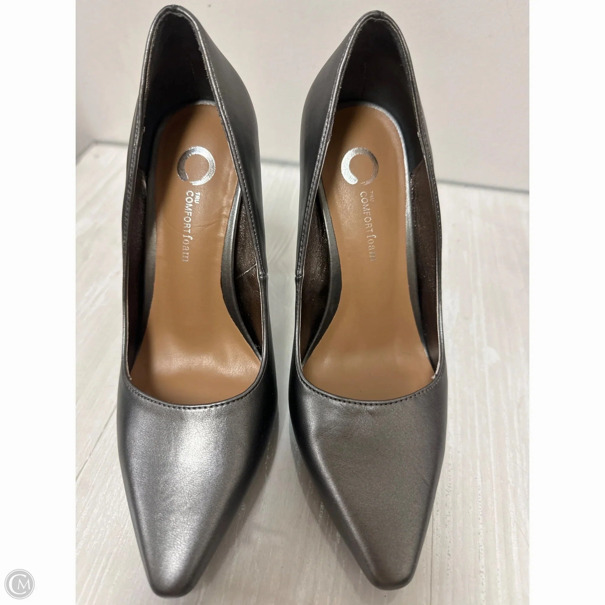 Shoes Heels Stiletto By Clothes Mentor In Silver, Size: 6 High Heel Shoes