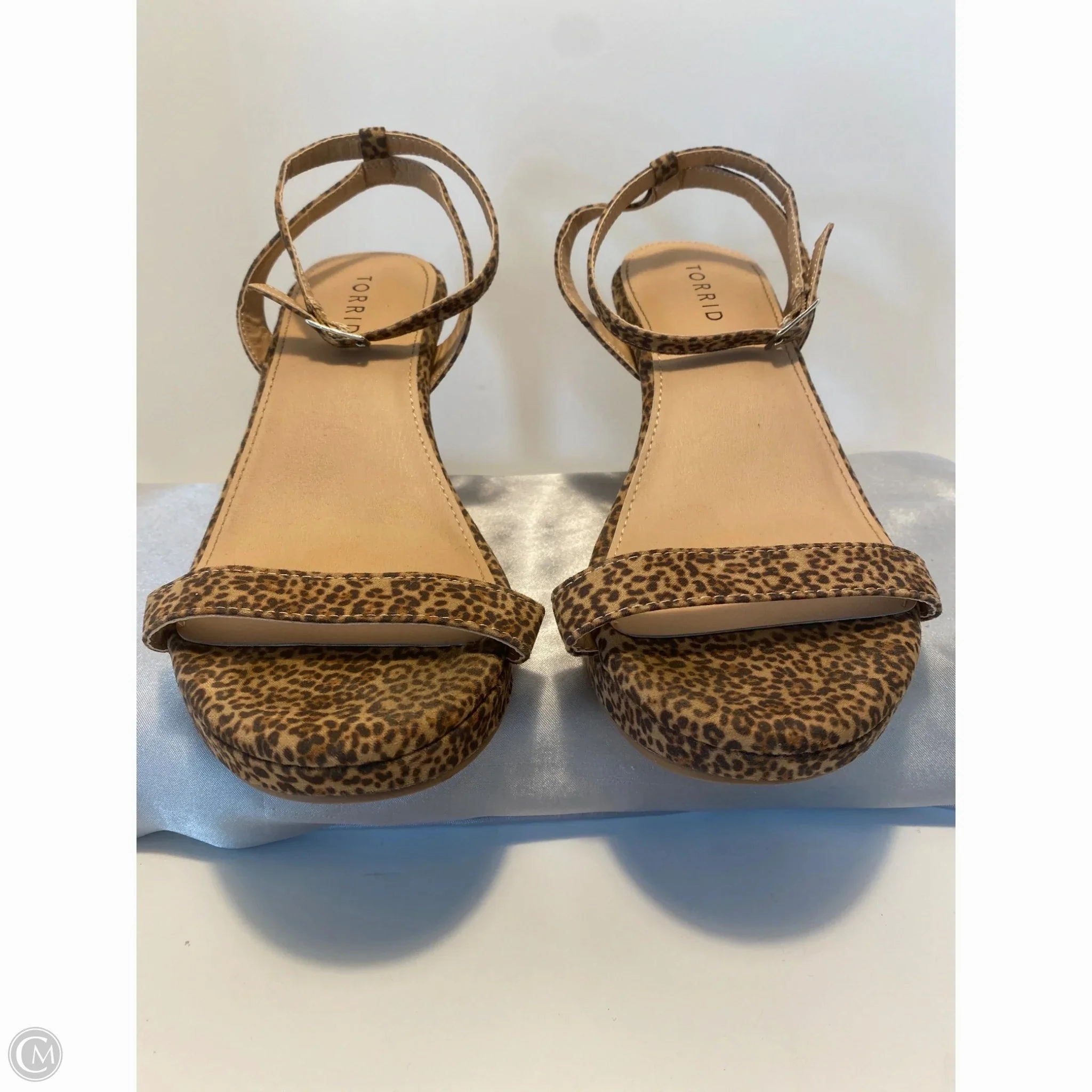 Daytime Heels Chic Sandals Shoes Heels Stiletto By Torrid In Animal Print, Size: 8.5