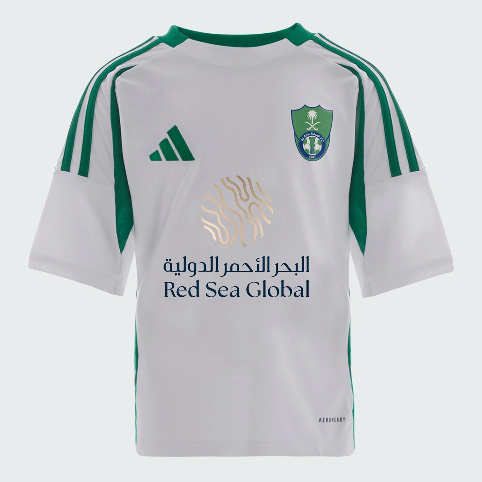 Al Ahli 24-25 Home Mini Kit Full Set Shirt & Short Raglan Sleeve Design