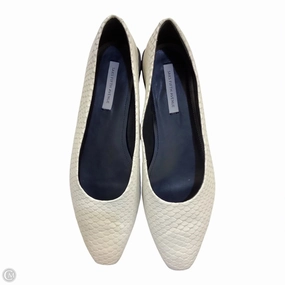 Shoes Heels Block By Saks Fifth Avenue In White, Size: 8.5 synthetic leather