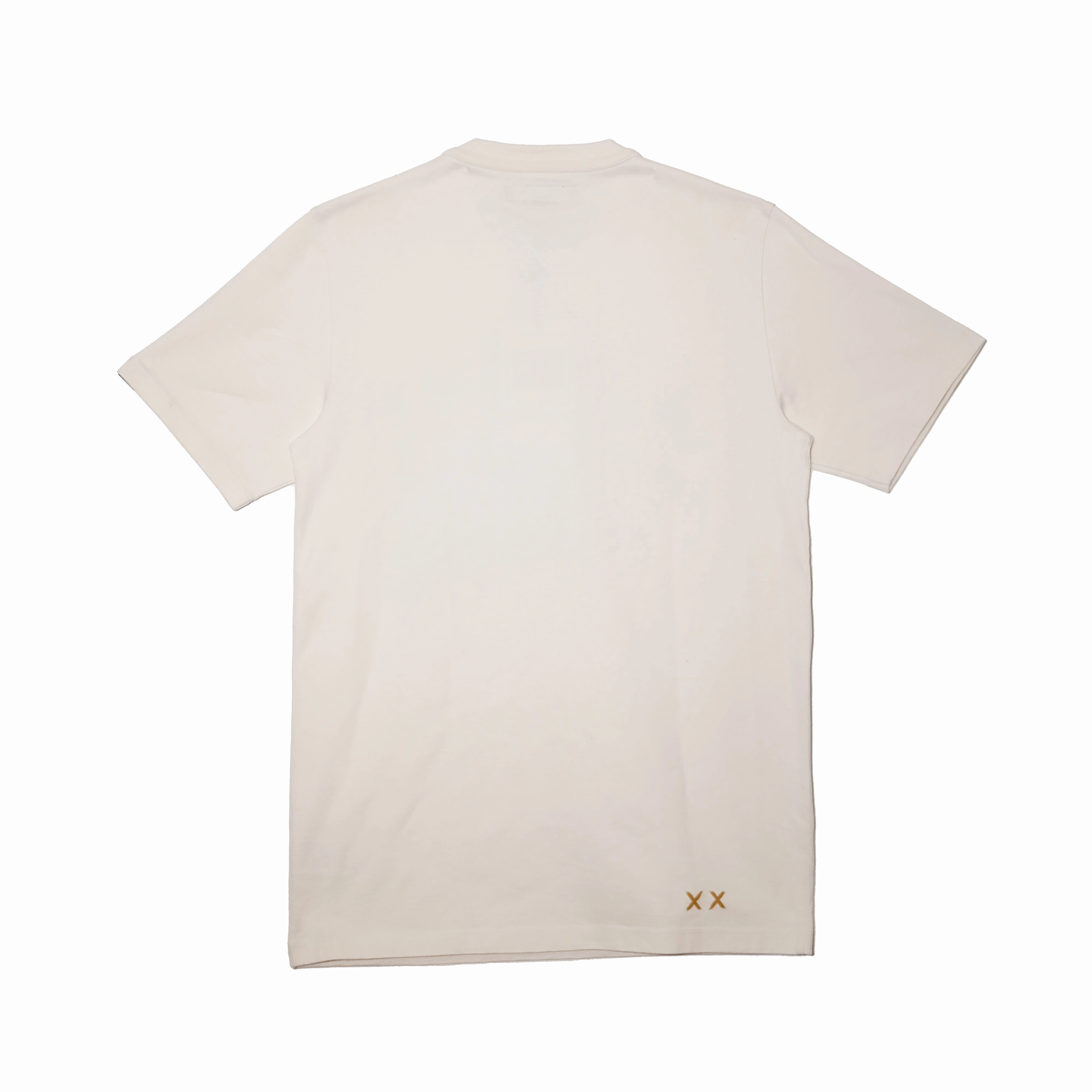 Cult's Crystallized Limited Edition Heavyweight Short Sleeve Crew Neck Tee "Cuba" in Winter White On-the-Go Comfort Soft and Relaxed