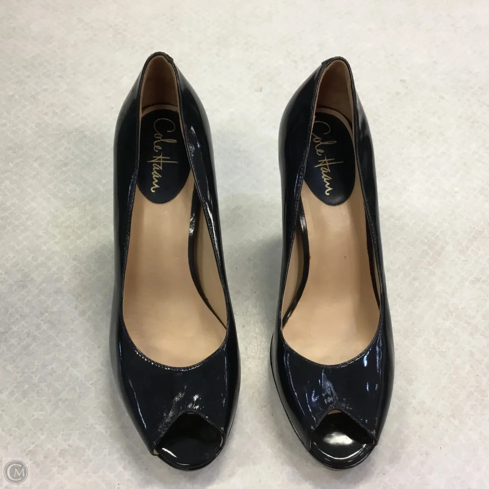 Comfortable Stiletto Sandals Classic Mood Shoes Heels Stiletto By Cole-haan In Navy, Size: 8