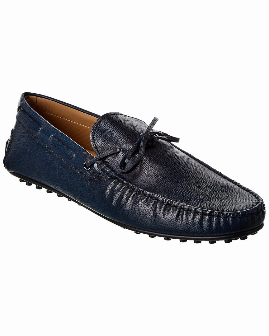 TODs City Gommani Leather Loafer Open Plaza