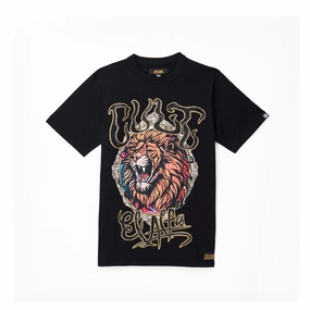 Airflow Ventilation Cult x El Alfa Limited Edition Premium Crew Neck T-Shirt in Black