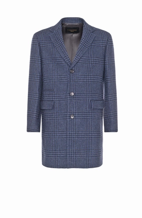 SHERWOOD WOOL & SILK TOPCOAT VentilatedBackPanel