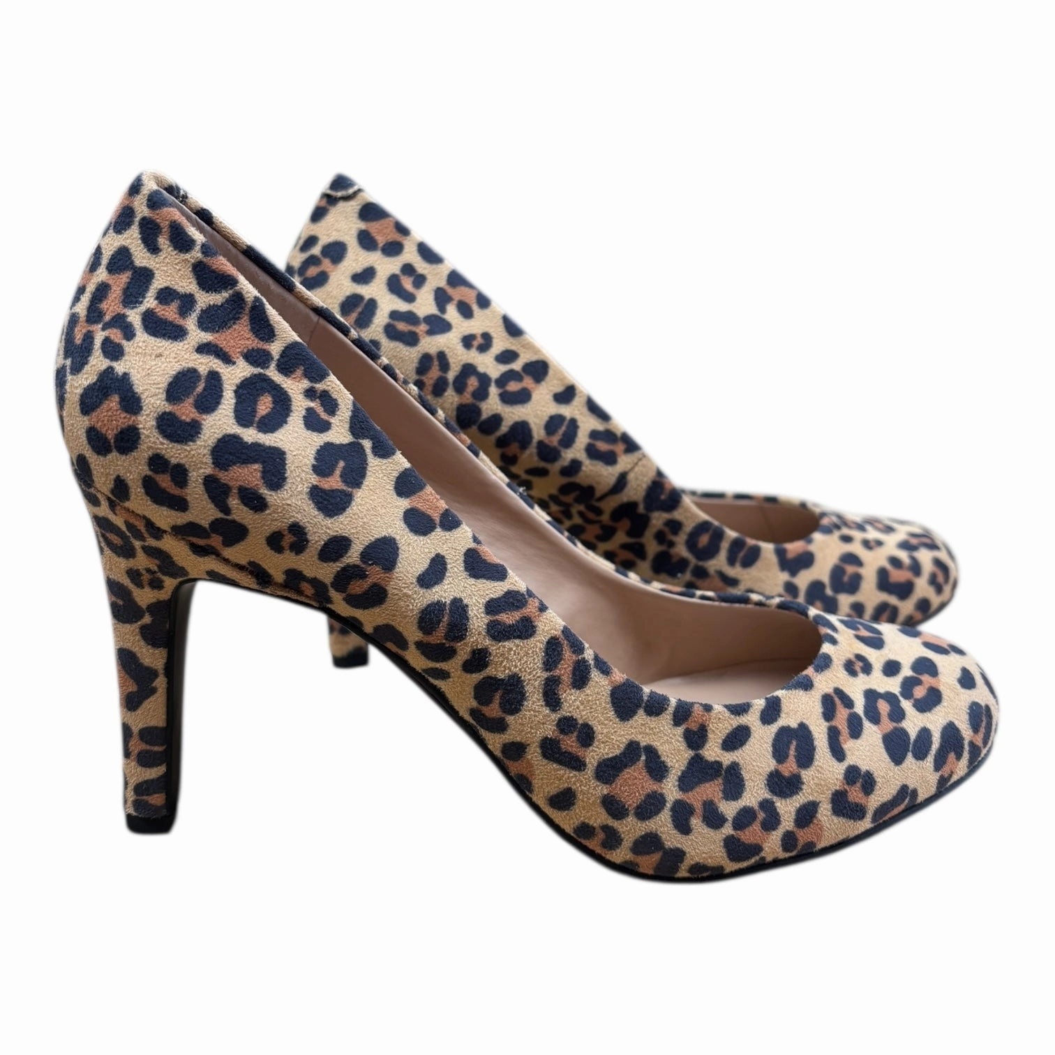 Red High Heels for Weddings Shoes Heels Stiletto By Kelly And Katie In Animal Print, Size:8