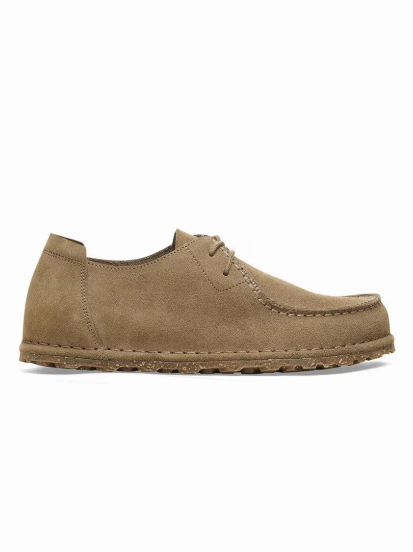 Quick Motion Suede Lace Derby Shoes With Two-Eyelet Design