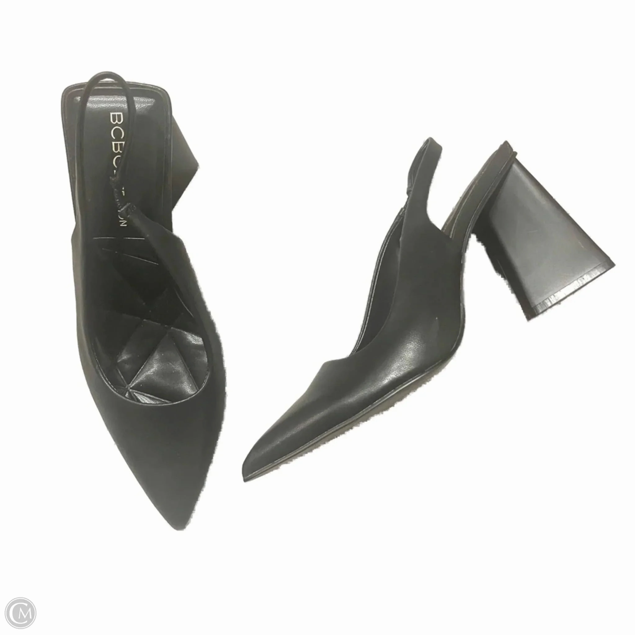Shoes Heels Block By Bcbgeneration In Black, Size: 5.5 Comfort Technology Luxury Vibe
