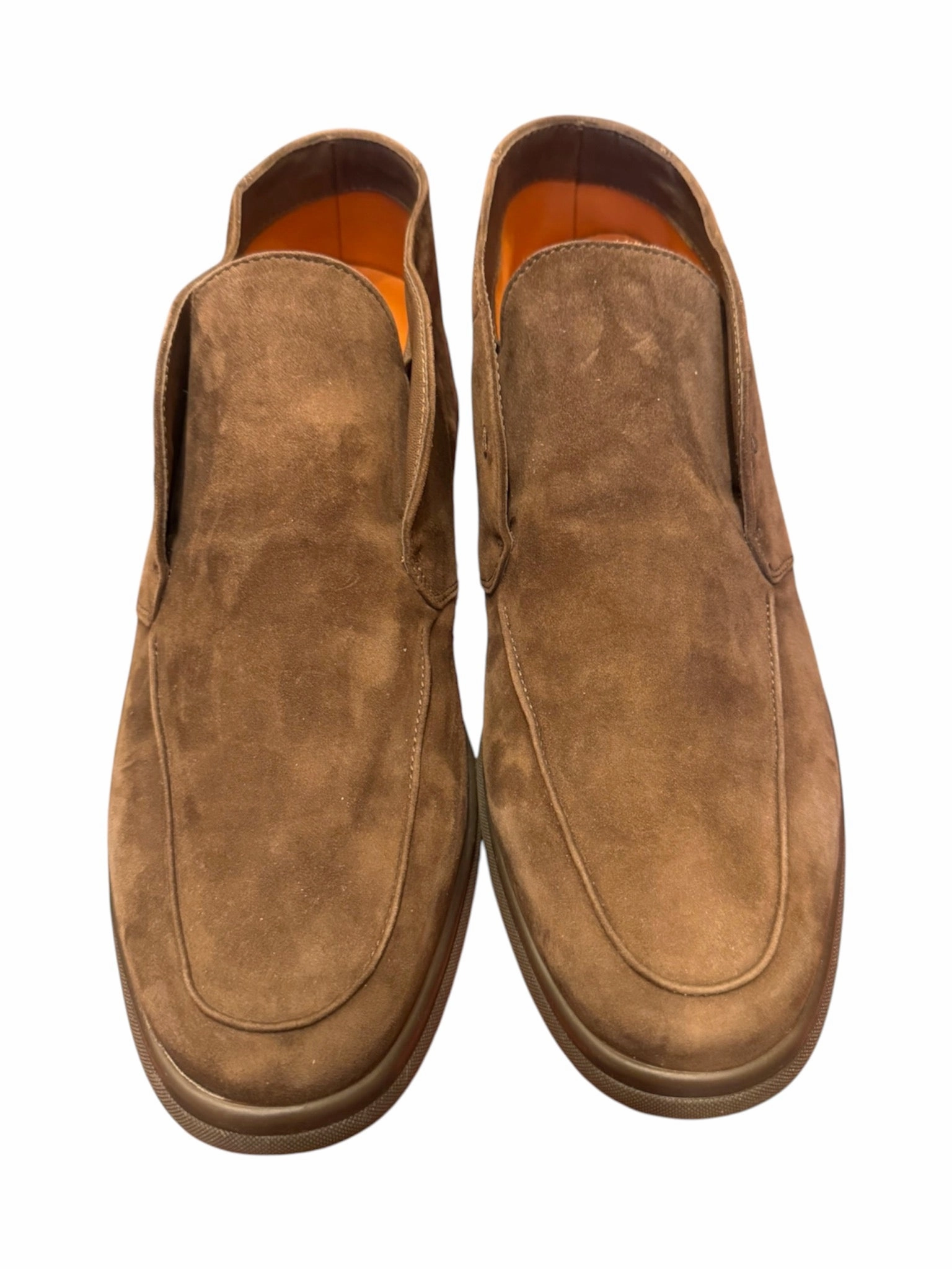 Andrea Ventura Suede High Loafers W/ Rubber Soles Airy Construction