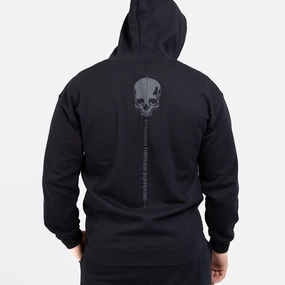 Strength Through Suffering Full-Zip Hoodie - Black Satin Lining