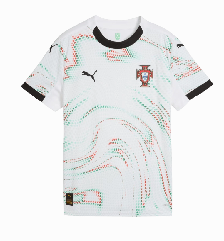 Portugal 2025 Away Youth Jersey (77921204) Unstructured Silhouette