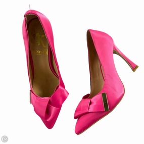 Heel shoes Pink High Heels Shoes Heels Stiletto By Krown Kouture In Pink, Size: 7.5