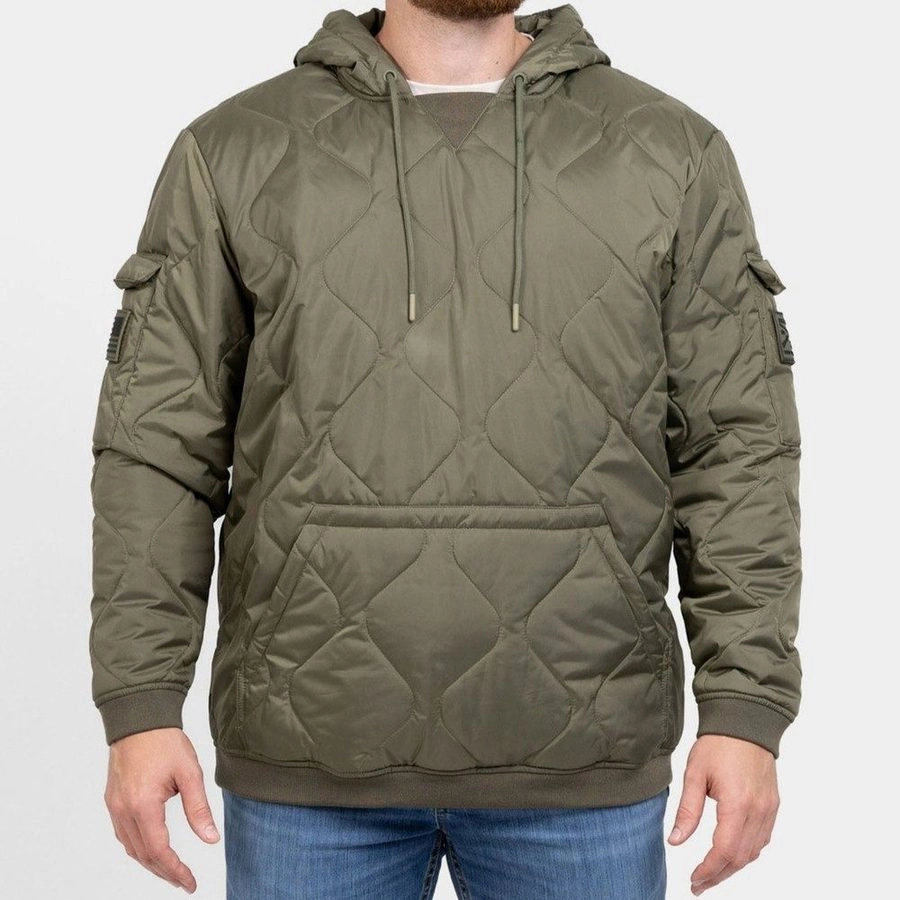 Winter Style Tac Woobie Pullover Hoodie - Military Green
