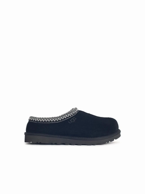 Tasman Ii' Black Suede Slippers All Hold