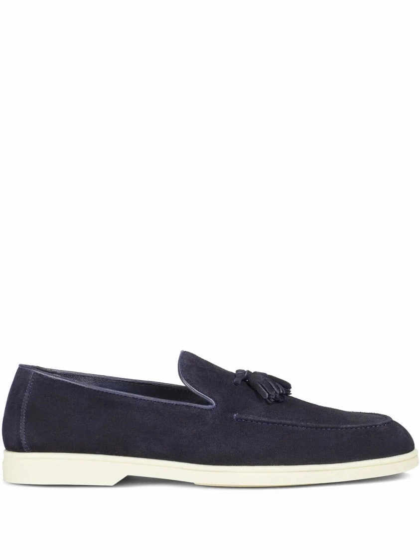Way Neat Easy To Clean Tassel Suede Loafers
