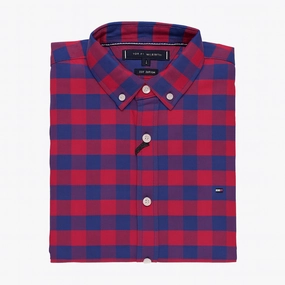 Tommy Hilfiger Men Long Sleeve  Check Shirt Local Favorite