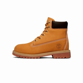 Timberland Kids Premium 6 Inch Lace Up Boots Seamless Comfort Weekend Camping