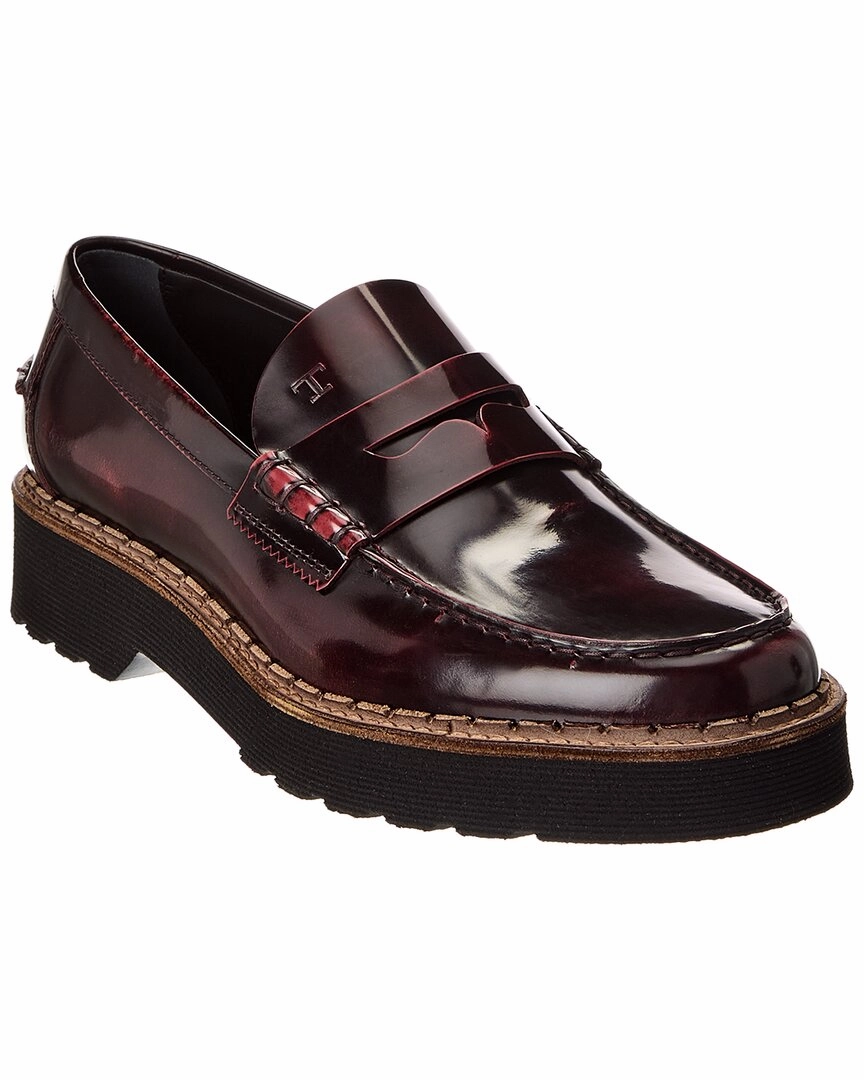 Cushioned TOD??s Leather Loafer