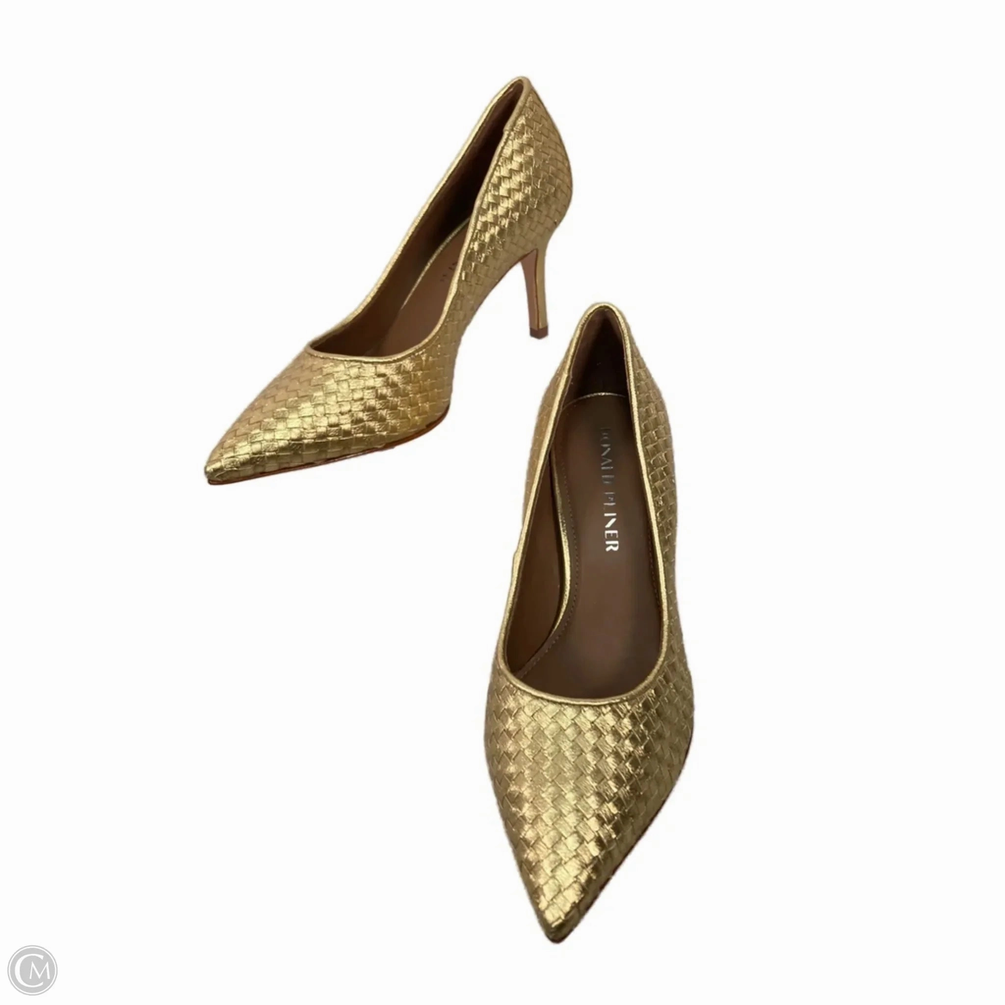 Holiday Fashion Heels Good flexibility Shoes Heels Stiletto By Donald Pliner In Gold, Size: 7