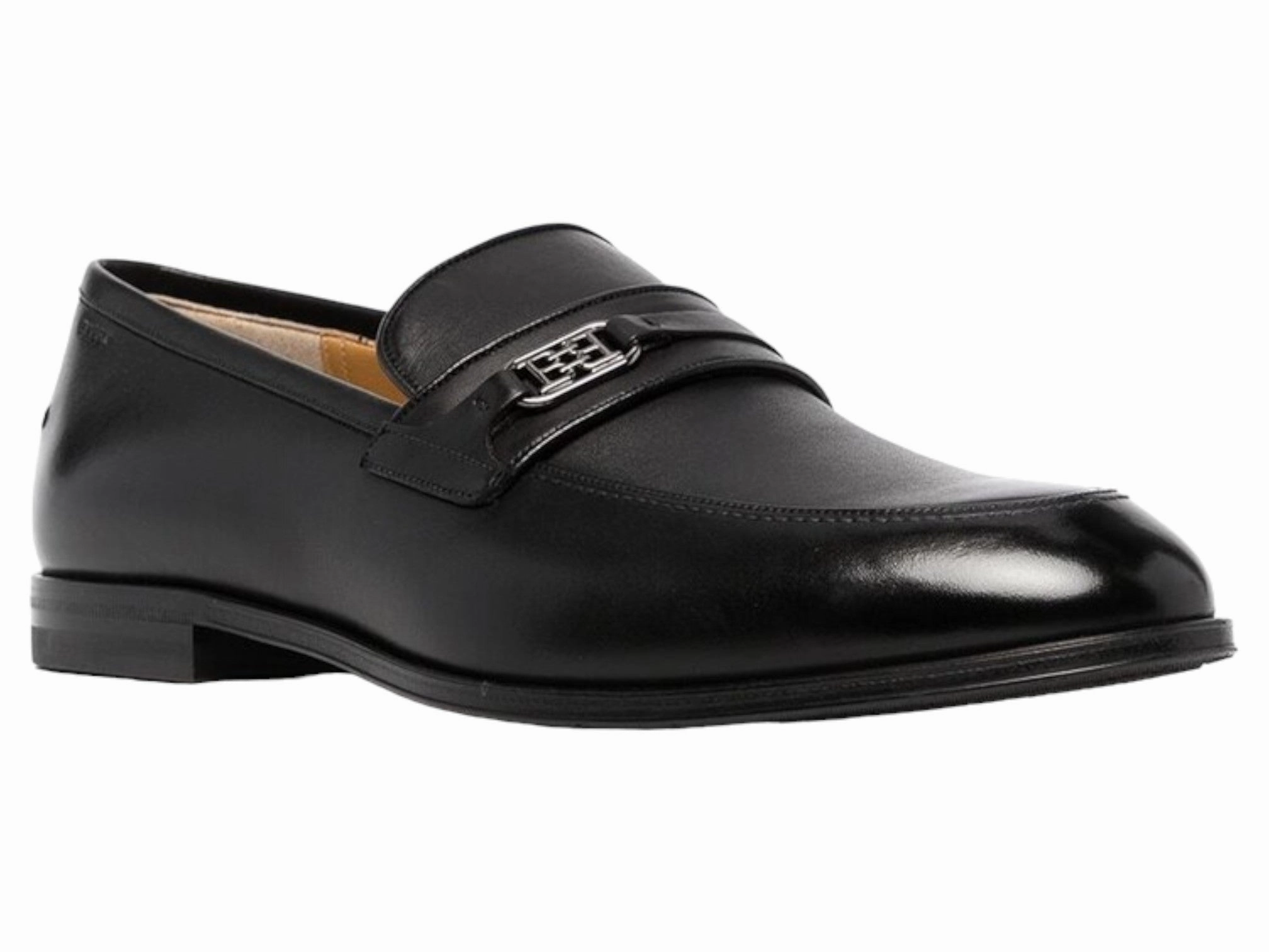 Country Club Bally Wember 6239863 Men's Black Calf Leather Loafers