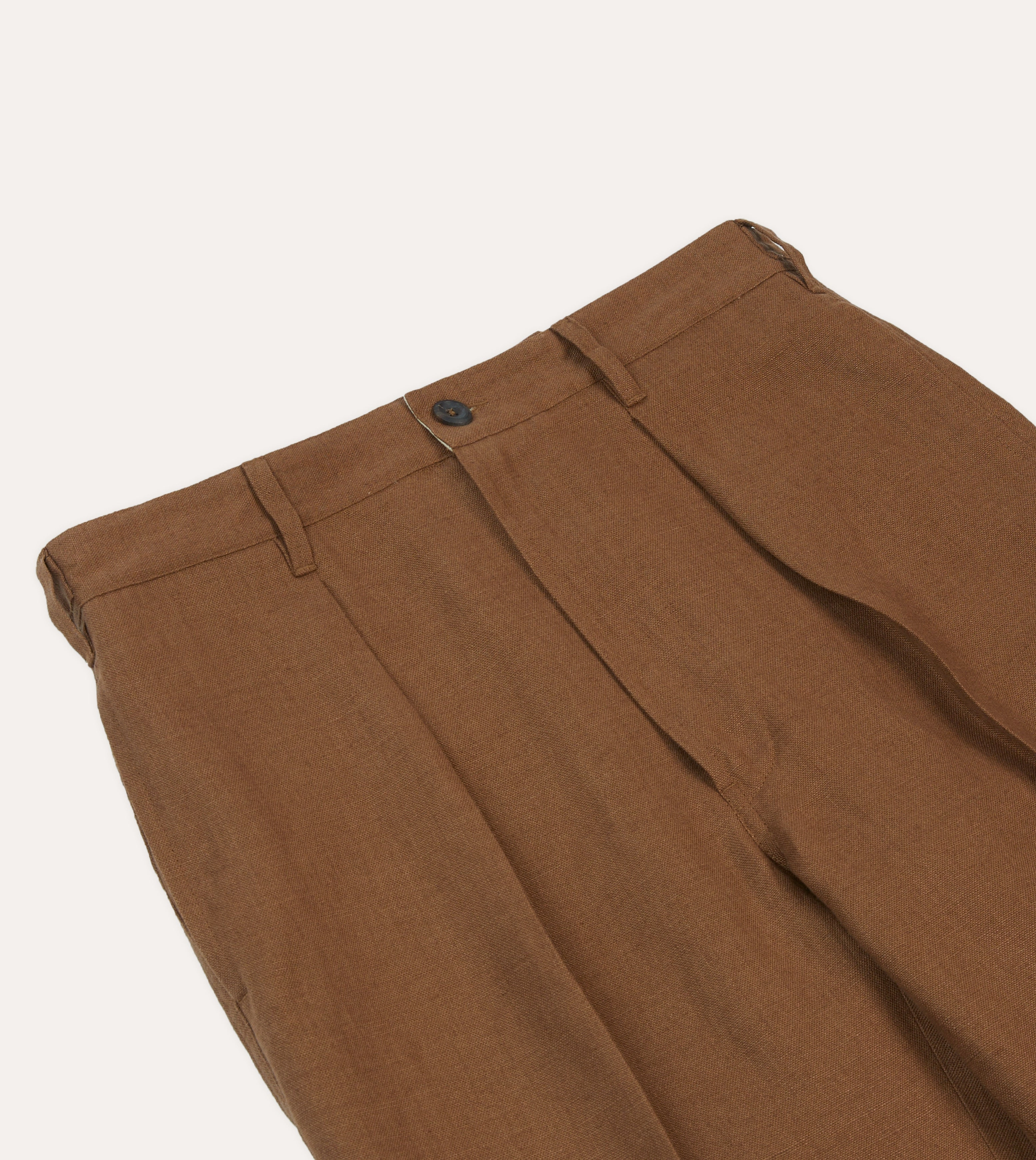 Tobacco Antique Linen Games Trousers Heat Friendly