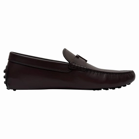 Easy Sprint Tod's T Timeless Gommino Loafers in Burgundy Calf Leather