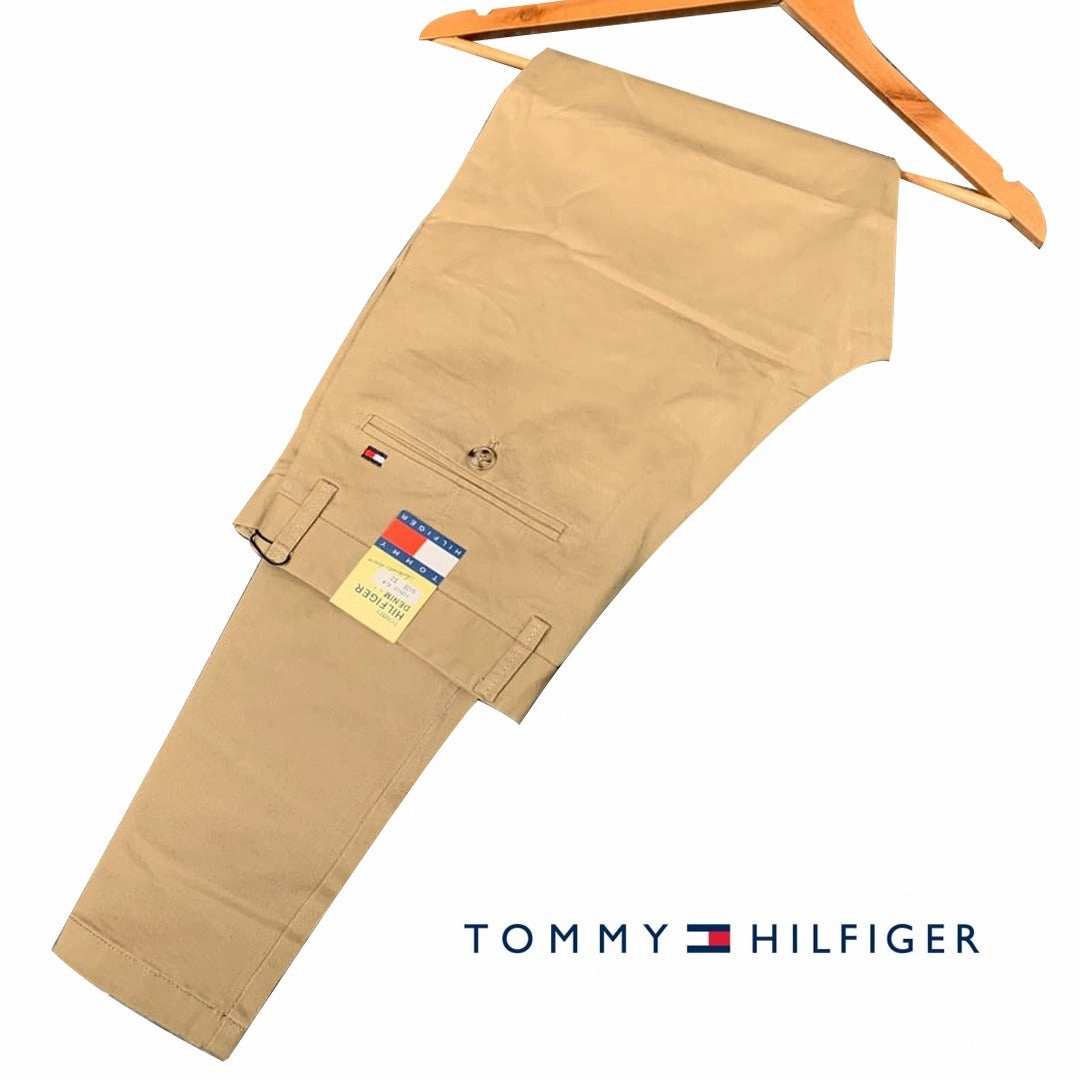 Comfort Fit Vapor Weight Fabric Tommy Hilfiger Cartoon Color  Men's Stretch Cotton Chino Pants