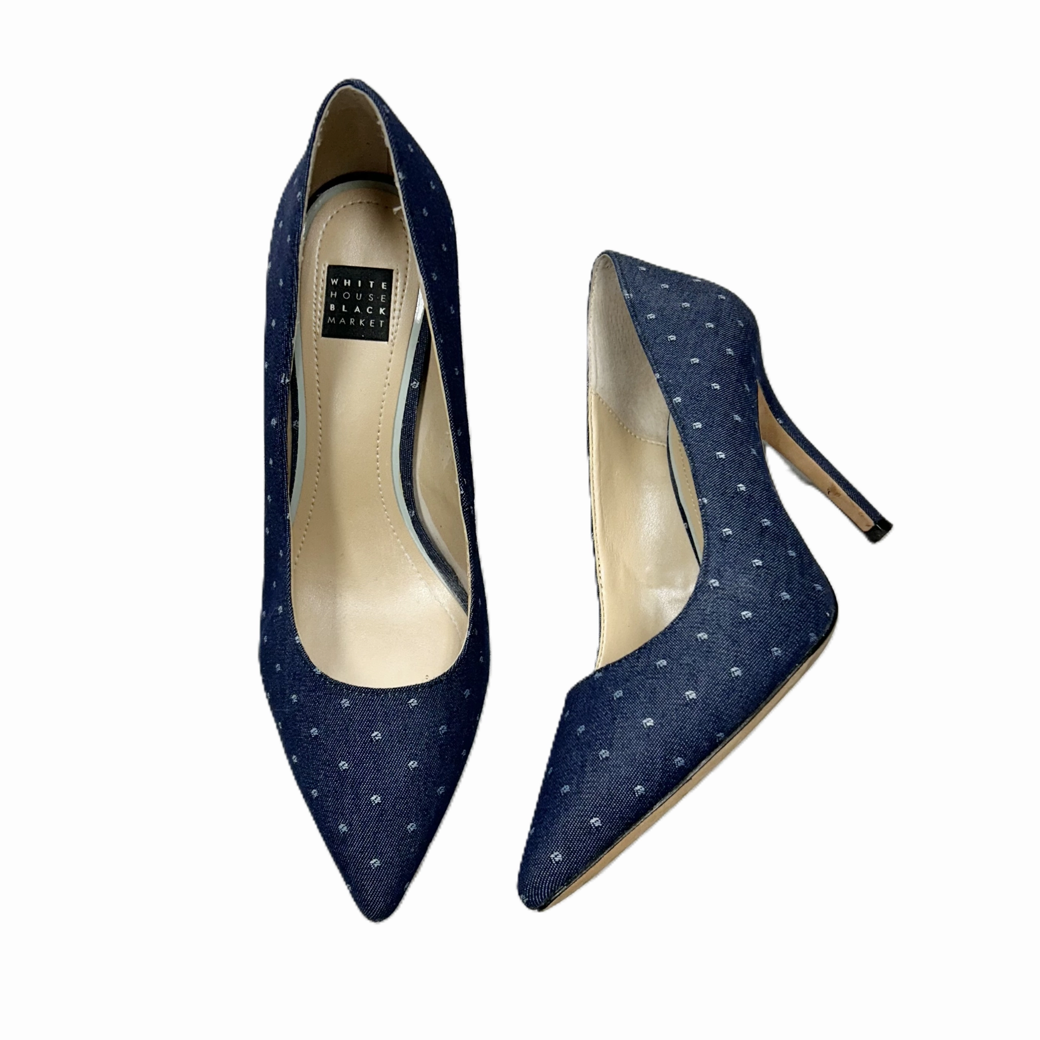 Bright Mood Comfy Footwear Shoes Heels Stiletto By White House Black Market In Navy, Size: 6.5