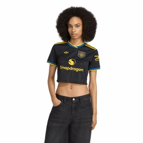 Manchester United 25/26 Cropped Third Women's Jersey (KD4232) Raglan Sleeve