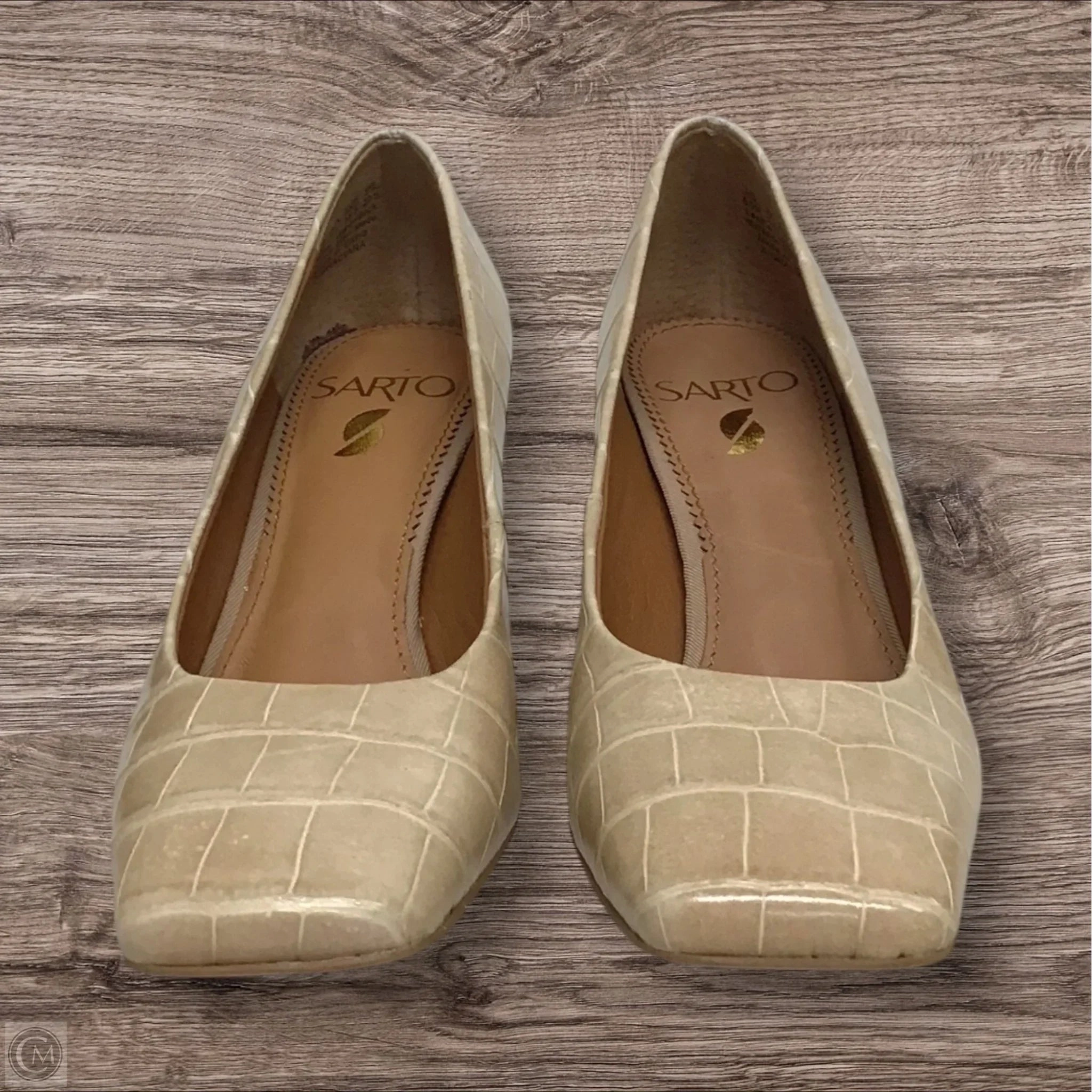 Heel shoes Shoes Heels Block By Clothes Mentor In Animal Print, Size: 5.5