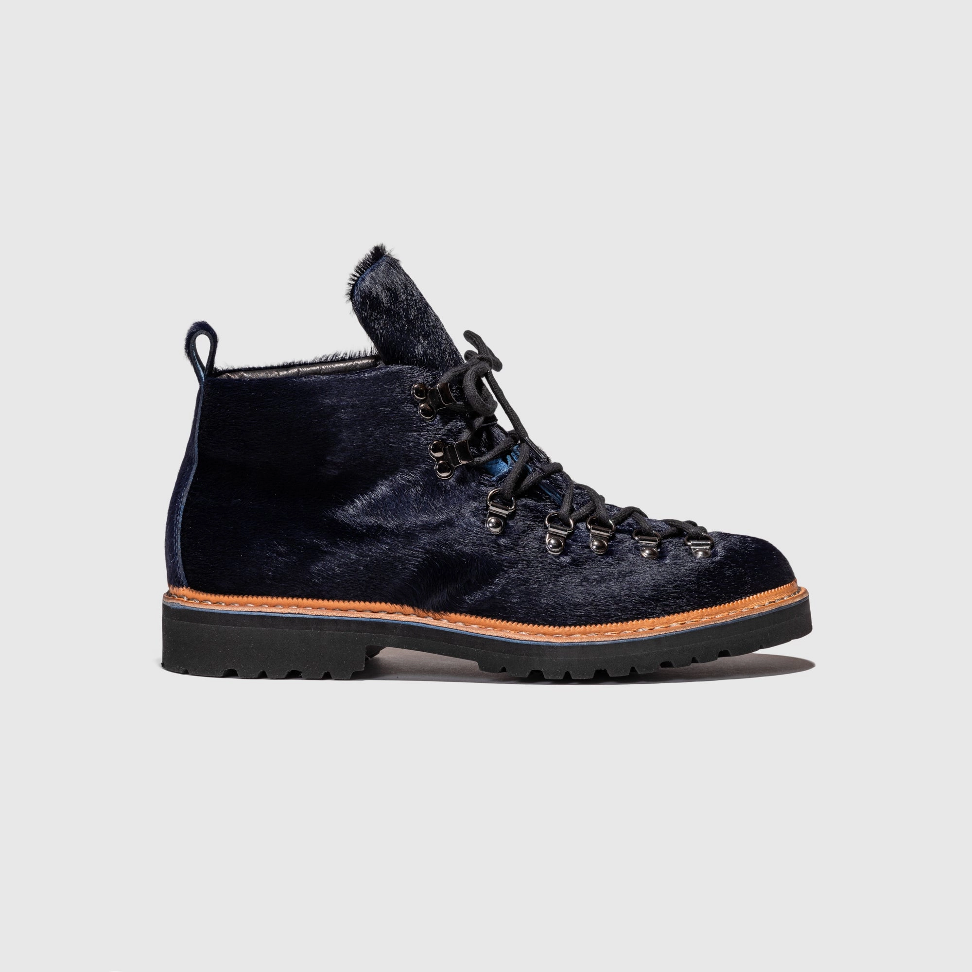 Rugged Built Rainy Day Commuter M-120 BOOT "NAVY PONY HAIR" X PACKER