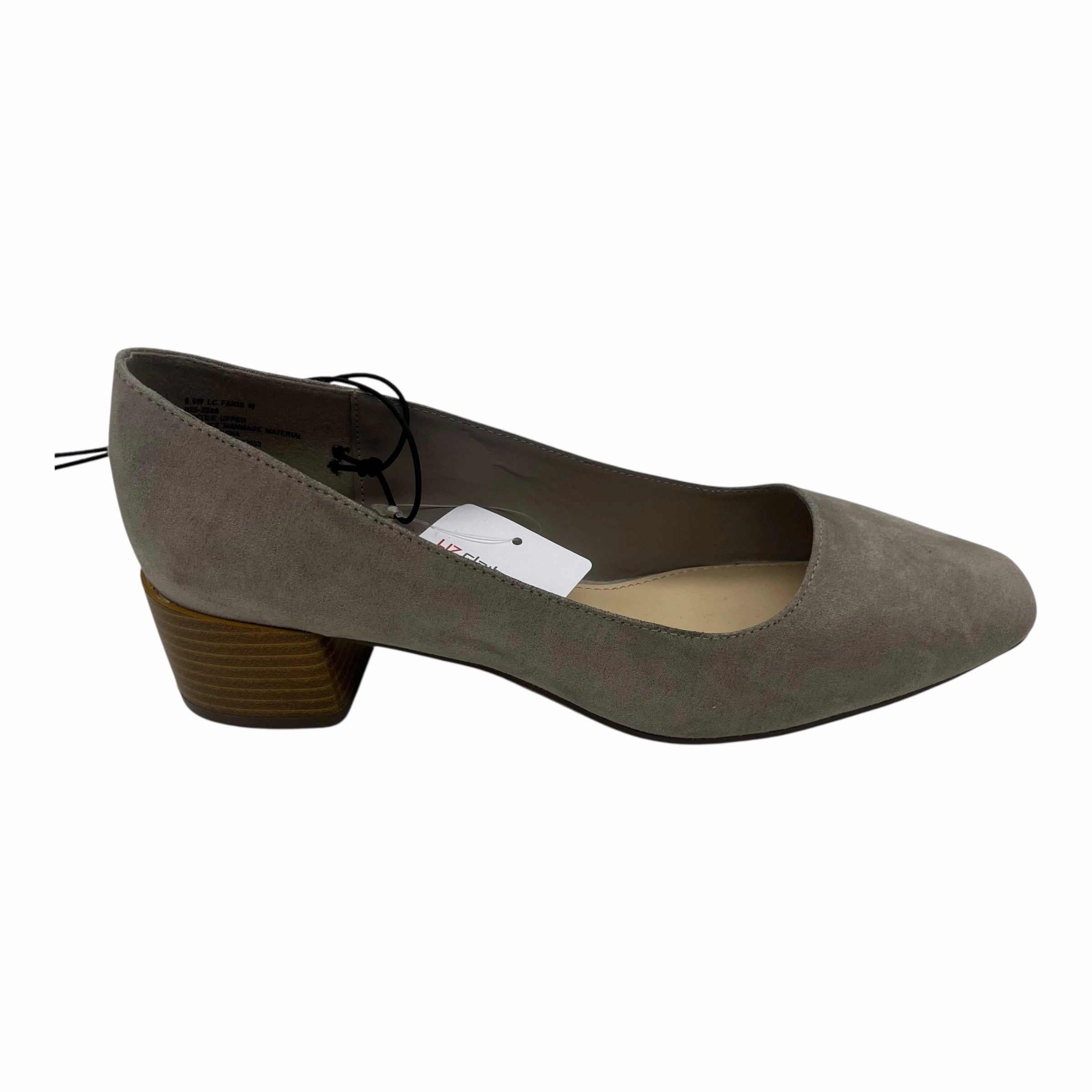 SHOES HEELS BLOCK by LIZ CLAIBORNE In GREY, Size: 9.5 Night Style Bold Vibe