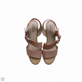 Shoes Heels Block By Clothes Mentor In Brown, Size: 8 Casual Sandals Enhanced Mobility